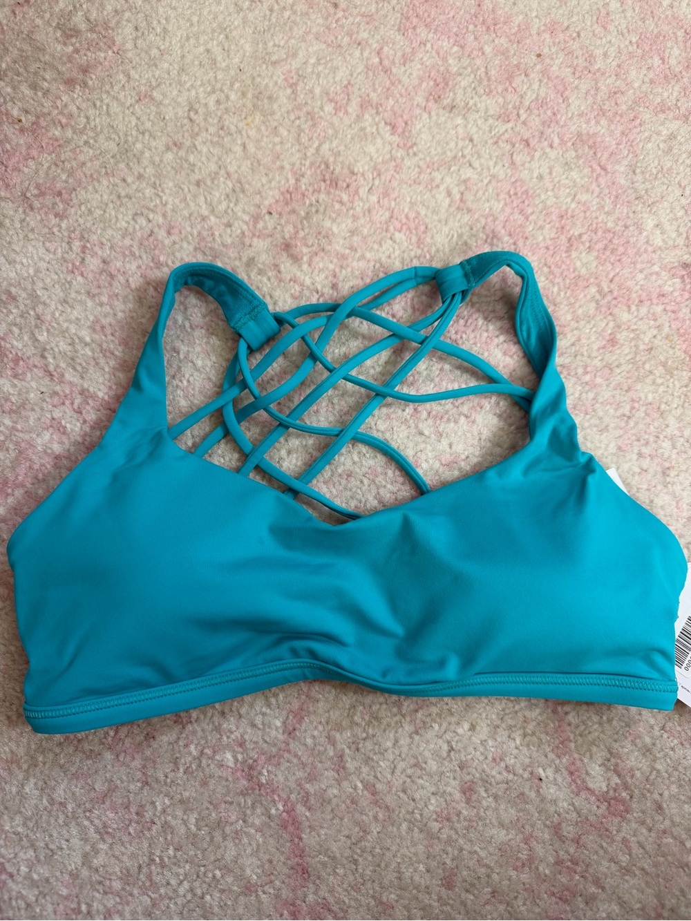 lululemon athletica teal free to be wild bra